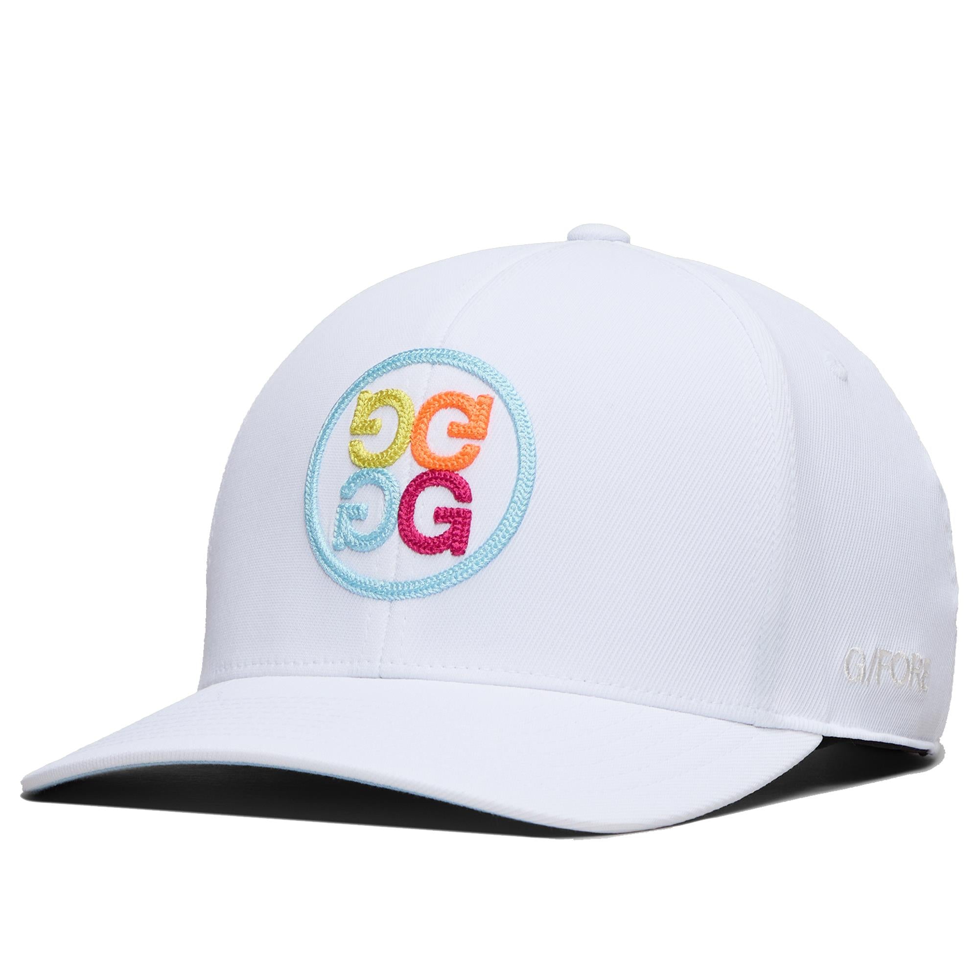 G/FORE Circle G's 110 Stretch Twill Snapback Snow/Multi